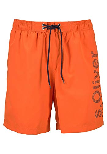 s.Oliver RED LABEL Herren Badeshorts Neonorange XL von s.Oliver