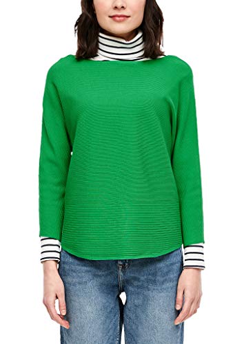 s.Oliver RED Label Damen mit Rippstruktur Regular Fit Rippstruktur, Green, 40 von s.Oliver