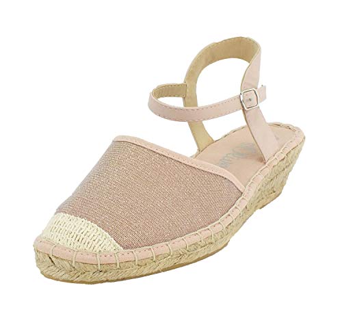 s.Oliver RED Label Espadrille Espadrilles rosa-Glitter Grösse 41 von s.Oliver