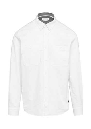 s.Oliver Regular Fit: Baumwollhemd mit Button-Down-Kragen weiß XXL von s.Oliver