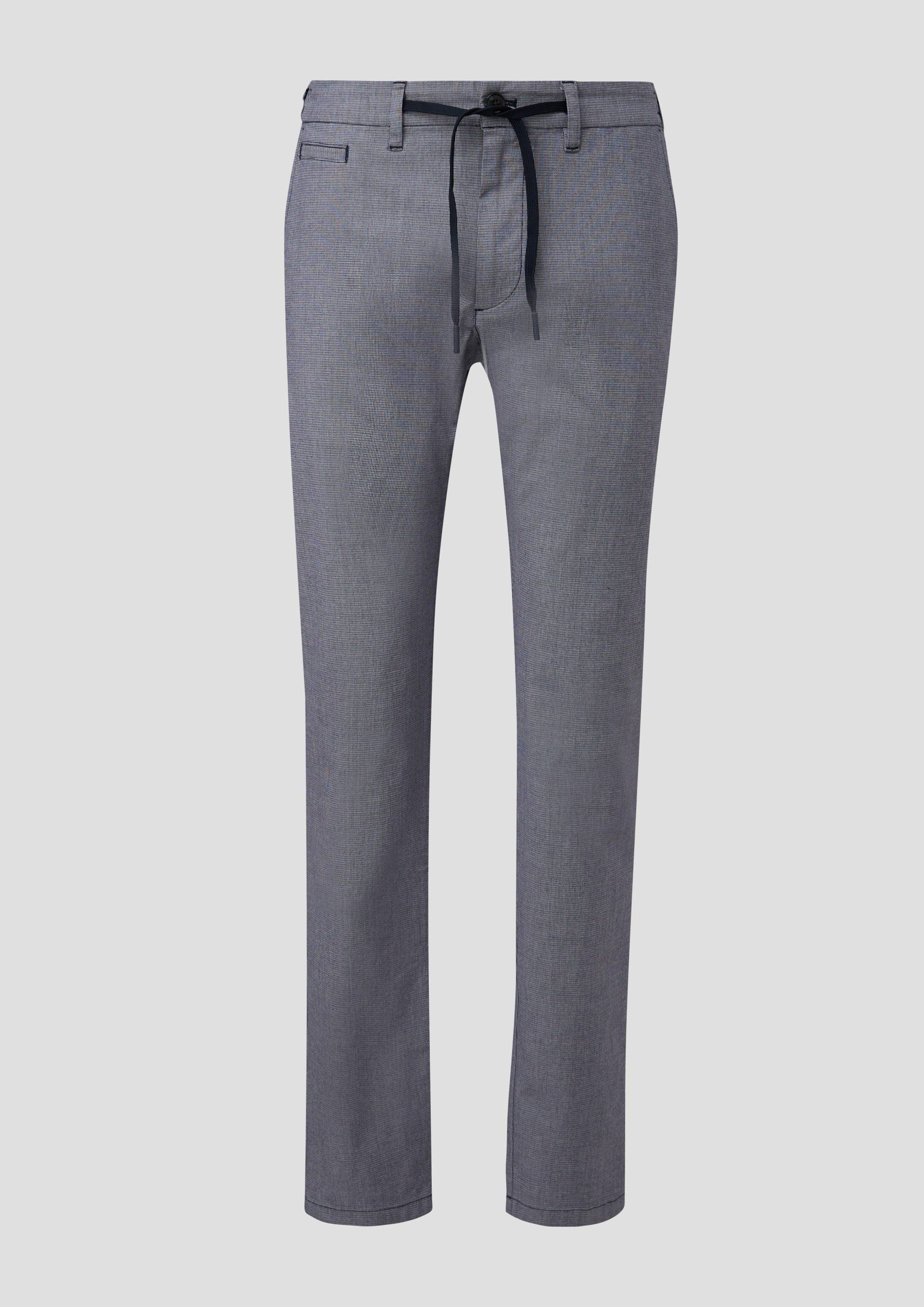 s.Oliver - Regular Fit: Chino aus Baumwollstretch, Herren, blau von s.Oliver