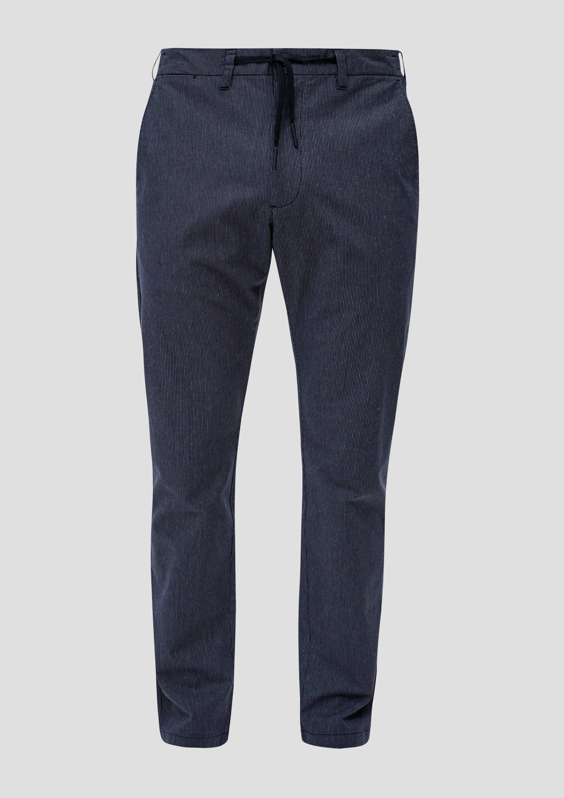 s.Oliver - Regular Fit: Chino aus Baumwollstretch, Herren, blau von s.Oliver