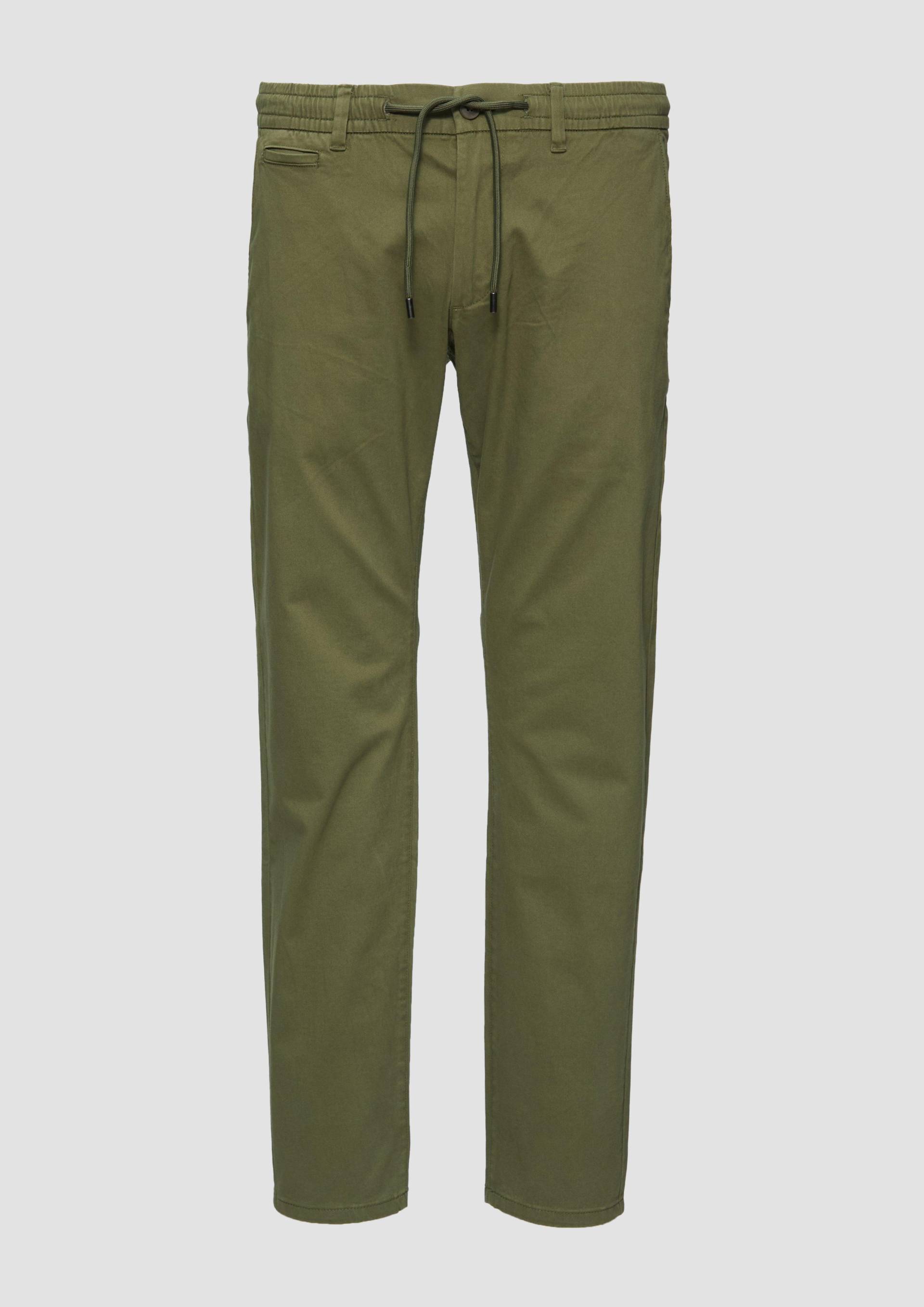 s.Oliver - Regular Fit: Chino mit Gummizug, Herren, Grün von s.Oliver
