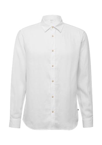 s.Oliver Regular Fit: Langarmhemd aus Leinen weiß XL von s.Oliver