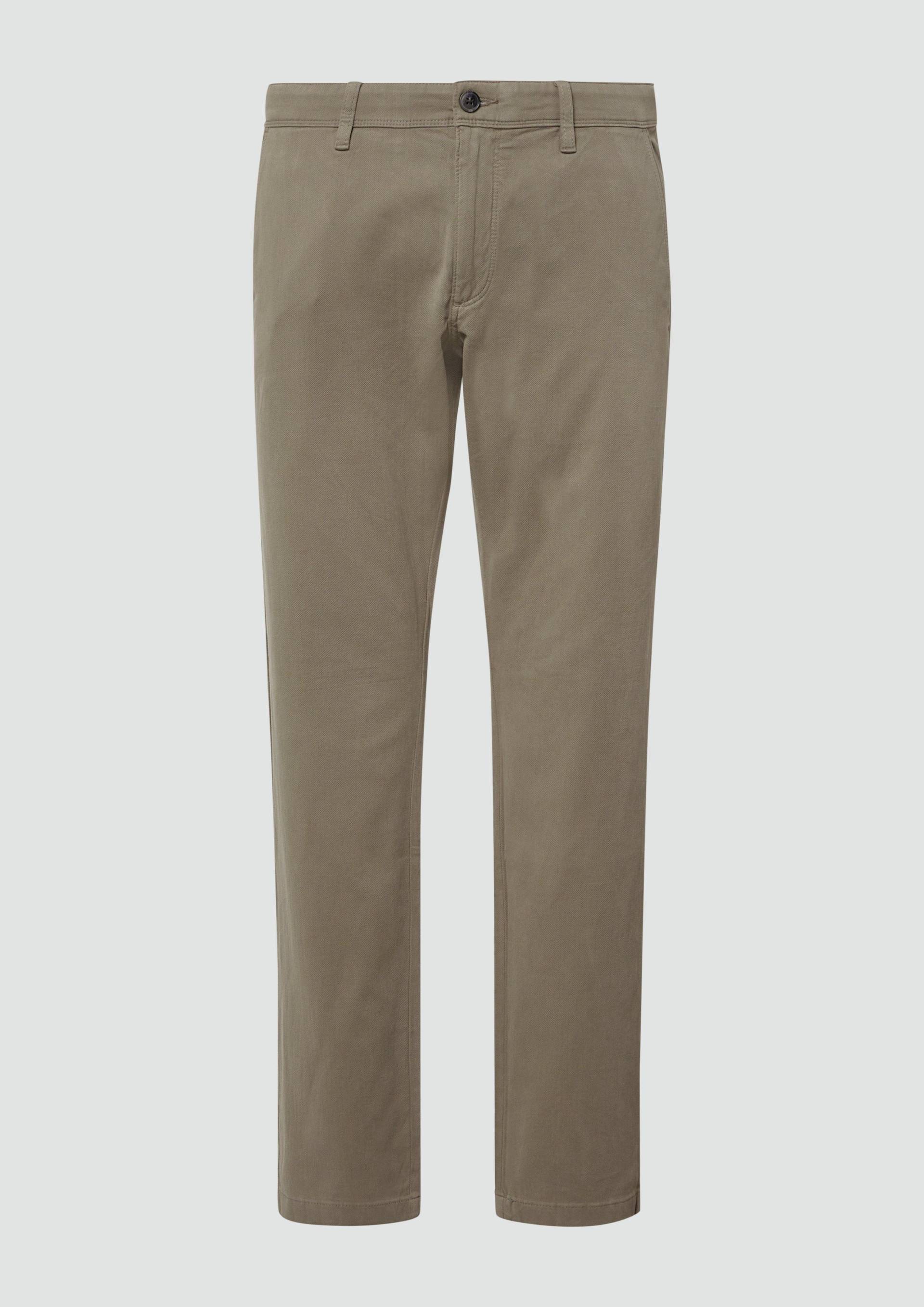 s.Oliver - Phoenix: Strukturierte Chino im Regular Fit, Herren, Grün von s.Oliver