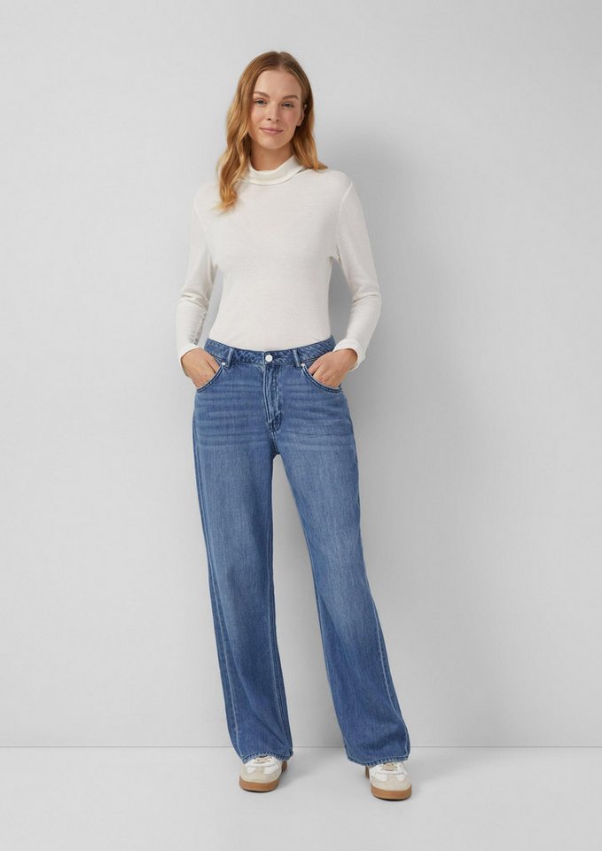 s.Oliver Regular-fit-Jeans Jeans-Hose BETH Boyfriend Beth / Relaxed Fit / Mid Rise / Straight Leg von s.Oliver