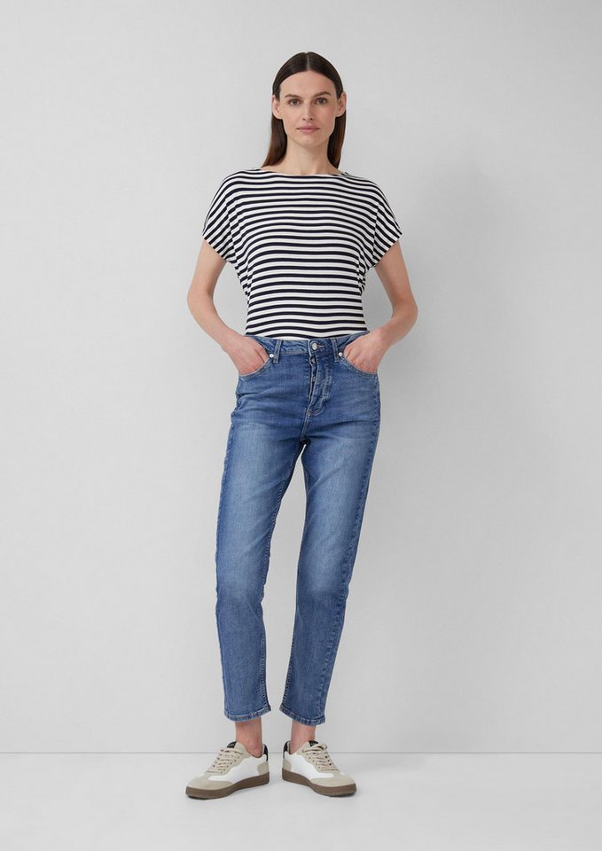 s.Oliver Regular-fit-Jeans Jeans-Hose FRANCIZ Franciz Boyfriend / Relaxed Fit / Mid Rise / Tapered Leg von s.Oliver