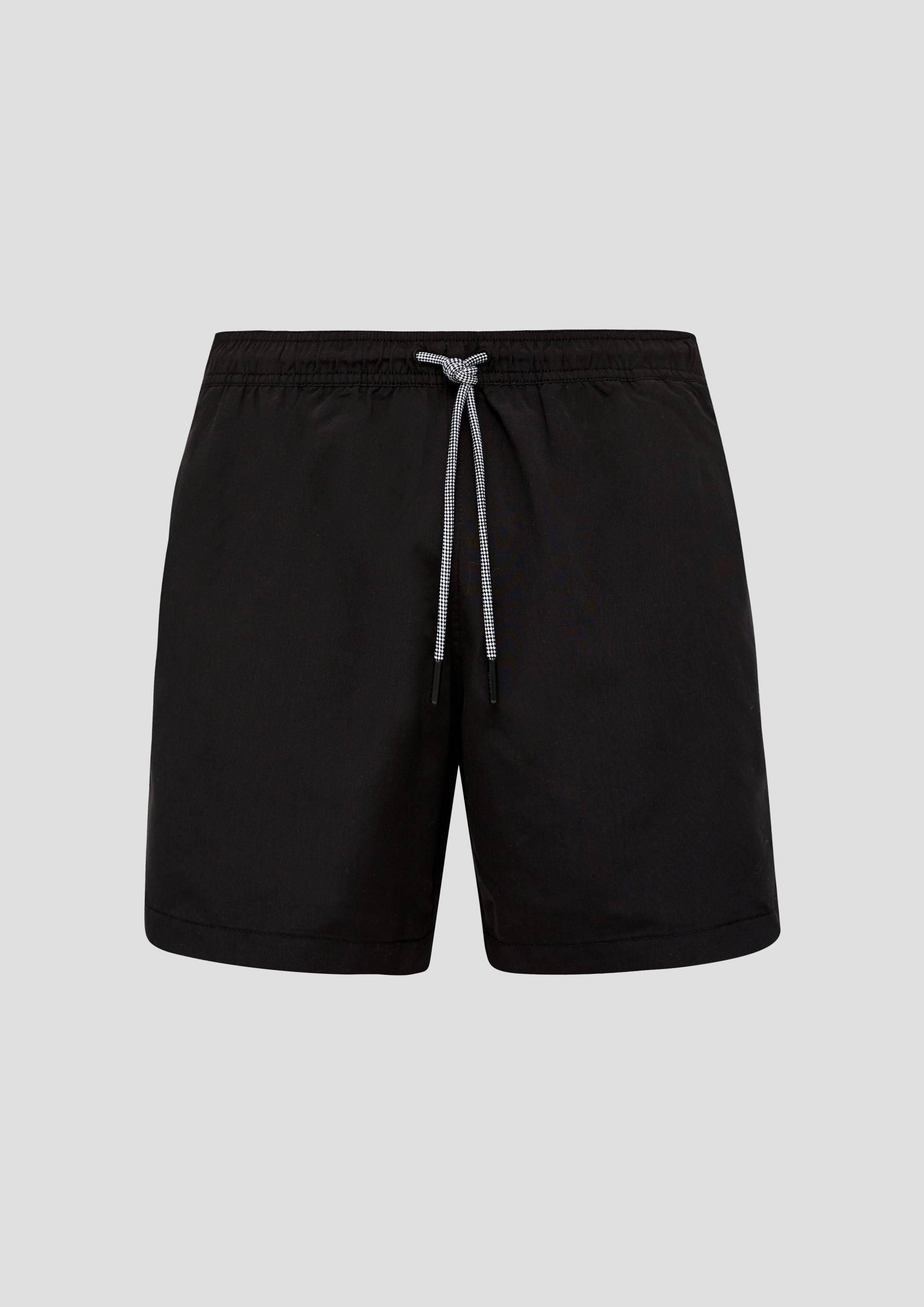 s.Oliver - Regular: Badeshorts mit Eingrifftaschen, Herren, schwarz von s.Oliver