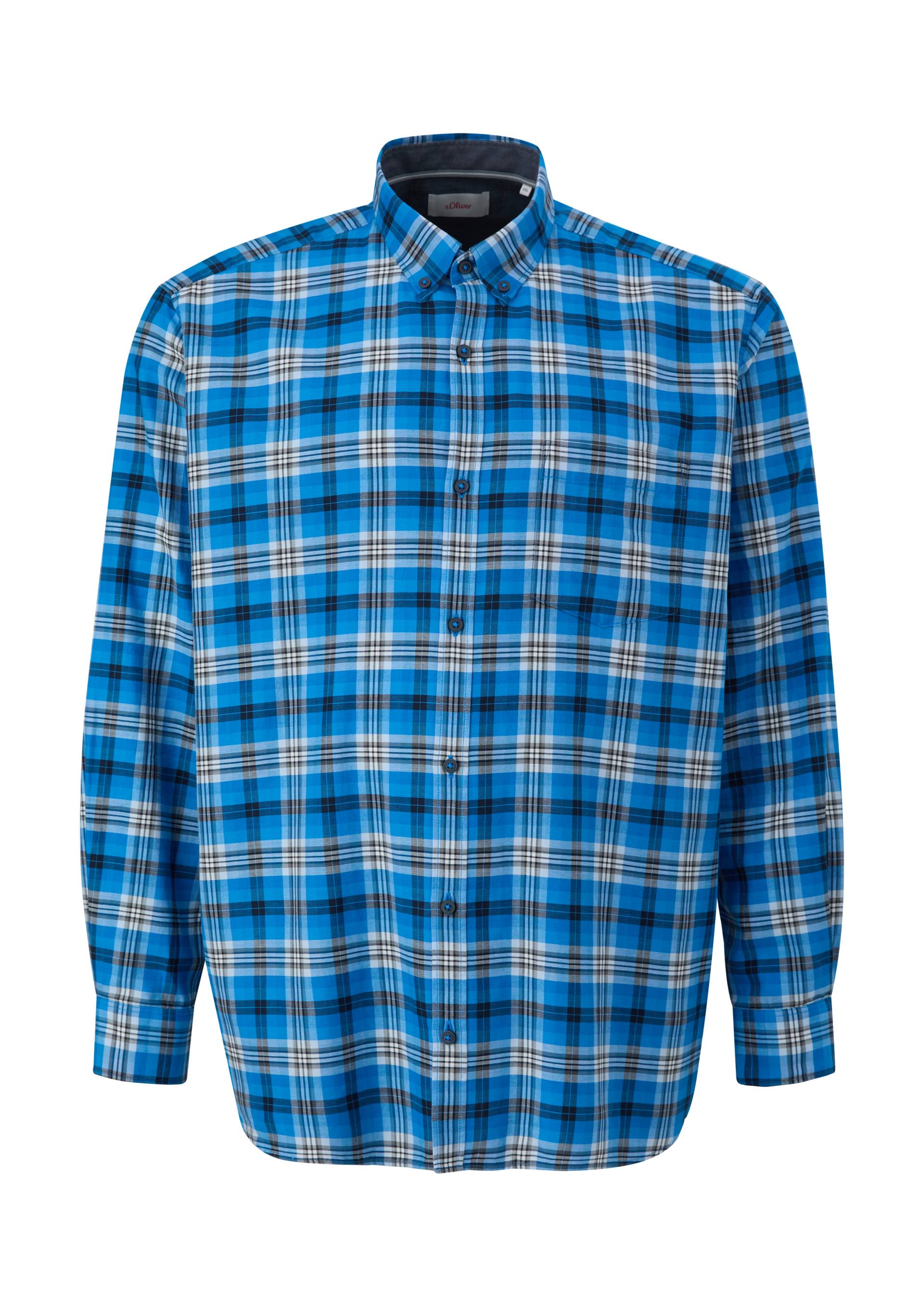 s.Oliver - Regular: Button Down-Hemd, Herren, blau von s.Oliver