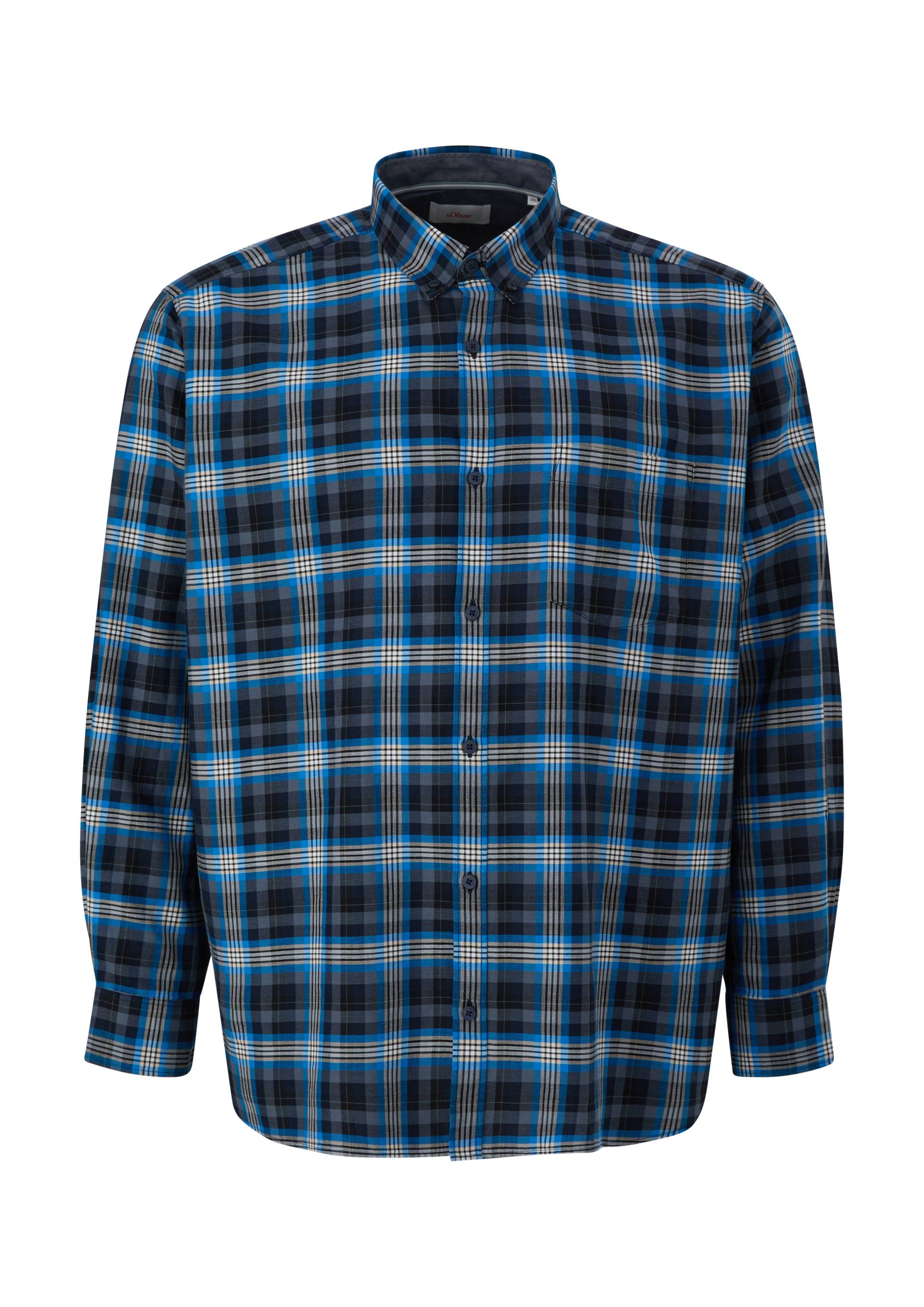 s.Oliver - Regular: Button Down-Hemd, Herren, blau von s.Oliver