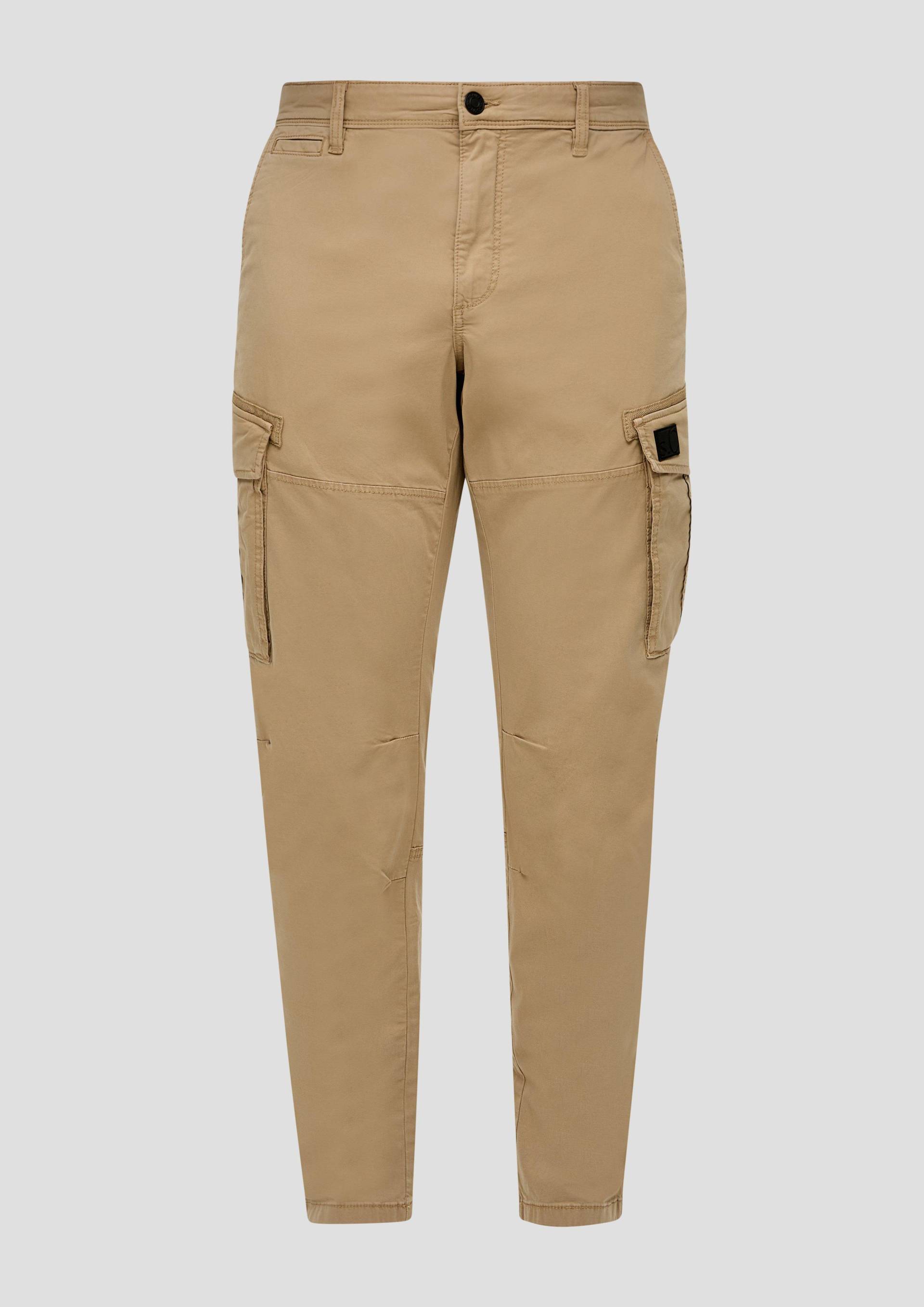 s.Oliver - Regular: Cargohose aus Baumwollstretch, Herren, braun von s.Oliver