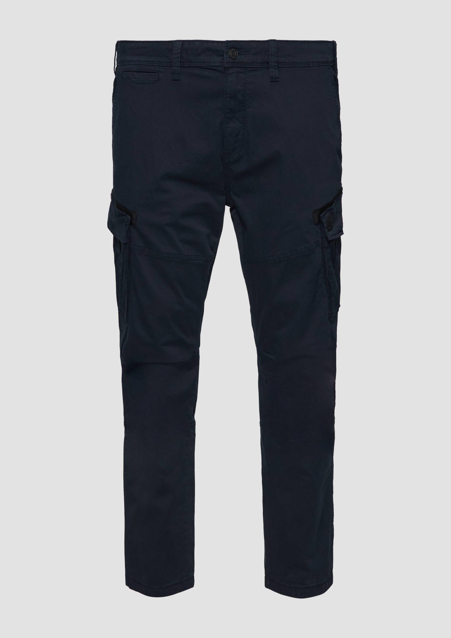 s.Oliver - Regular: Cargohose mit Straight Leg, Herren, blau von s.Oliver