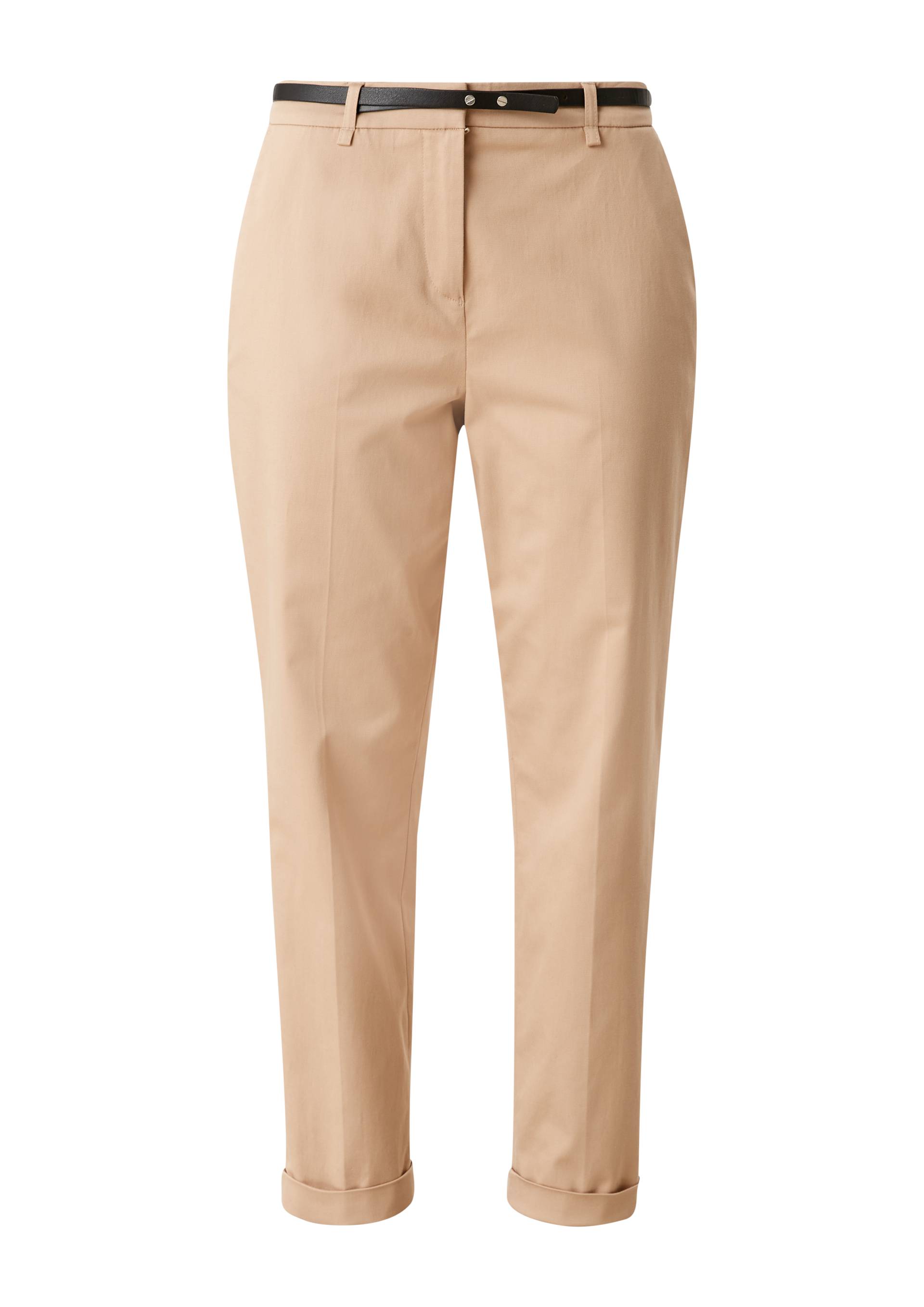 s.Oliver - Regular: Chino aus Lyocellmix, Damen, braun von s.Oliver