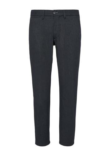 s.Oliver Regular: Chino mit Webstruktur Navy 34/34 von s.Oliver