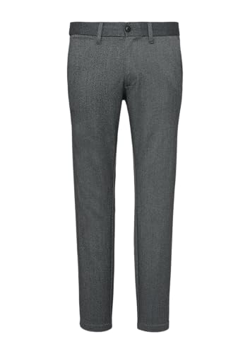 s.Oliver Regular: Chino mit Webstruktur schiefergrau 38/32 von s.Oliver