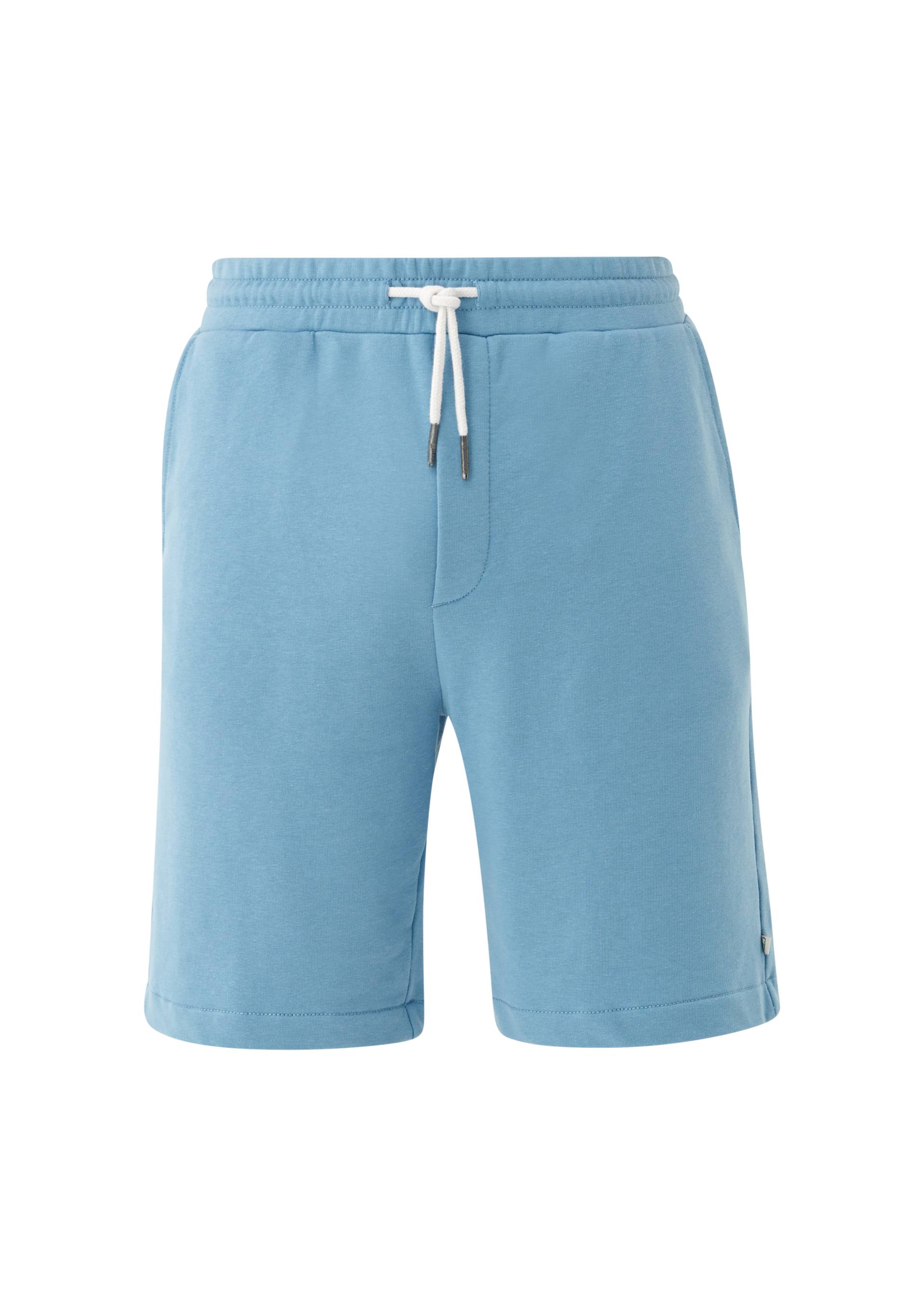 QS - Regular: Sweatshorts mit Tunnelzug, Herren, blau von QS