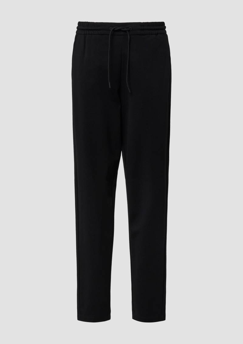 s.Oliver - Interlock-Jogg Pants mit Gummizug, Damen, schwarz von s.Oliver