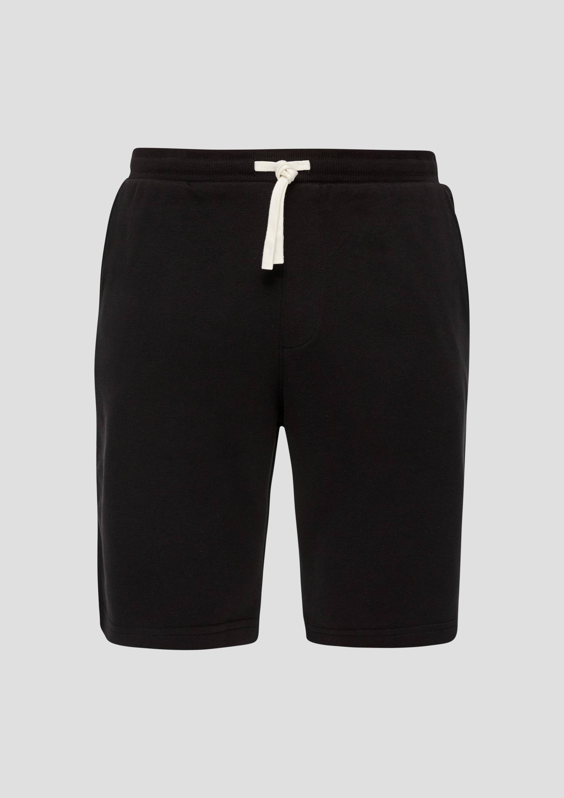 s.Oliver - Relaxed: Sweat-Shorts mit Elastikbund, Herren, schwarz von s.Oliver