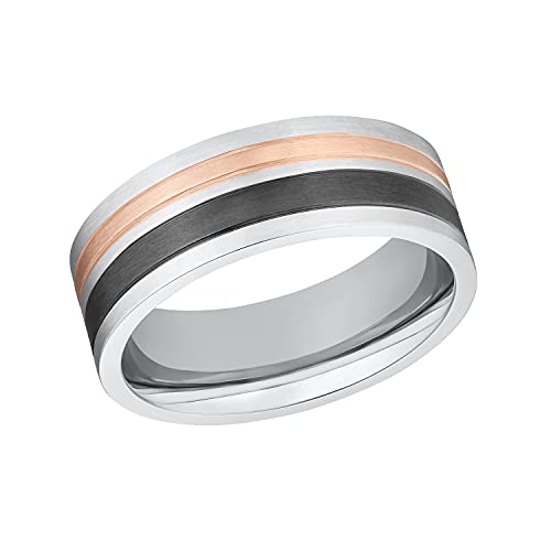 s.Oliver Ring Edelstahl Damen Ringe, Bicolor, Kommt in Schmuck Geschenk Box, 2032553 von s.Oliver
