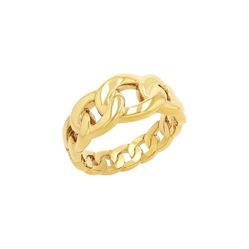 s.Oliver Ring Edelstahl Damen Ringe, Gold, Kommt in Schmuck Geschenk Box, 2039752 von s.Oliver
