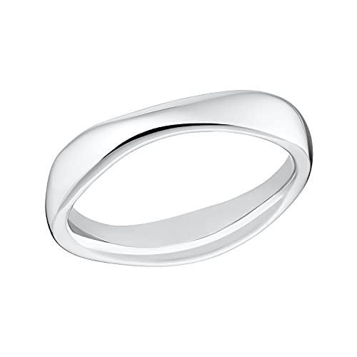 s.Oliver Ring Edelstahl Damen Ringe, Silber, Kommt in Schmuck Geschenk Box, 2032540 von s.Oliver