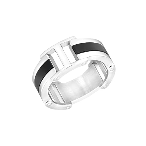 s.Oliver Ring Edelstahl Herren Ringe, Bicolor, Kommt in Schmuck Geschenk Box, 2035800 von s.Oliver