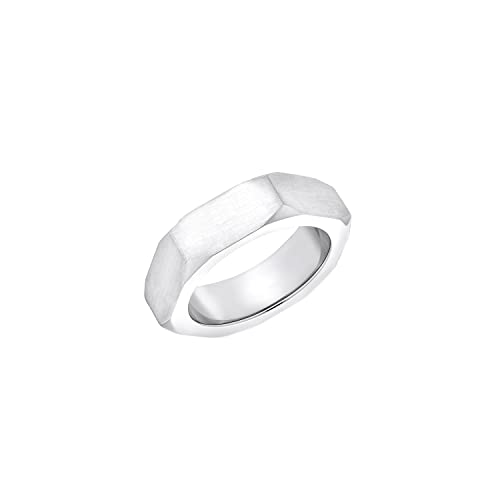 s.Oliver Ring Edelstahl Herren Ringe, Silber, Kommt in Schmuck Geschenk Box, 2034947 von s.Oliver