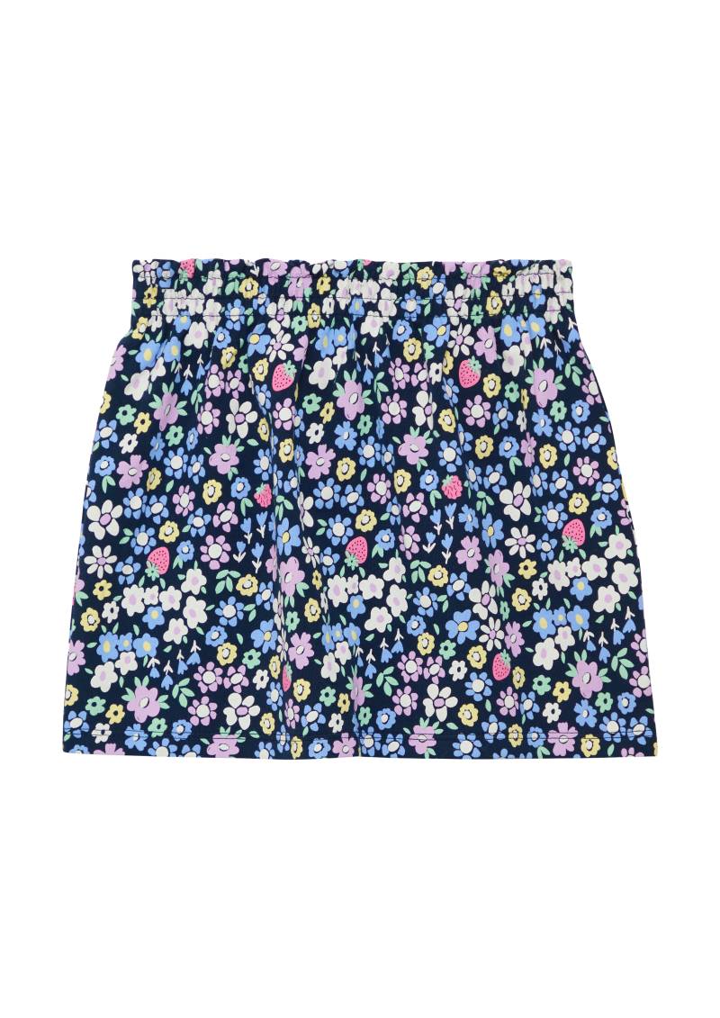 s.Oliver - Rock mit All-over-Print und Elastikbund, Kinder, blau von s.Oliver