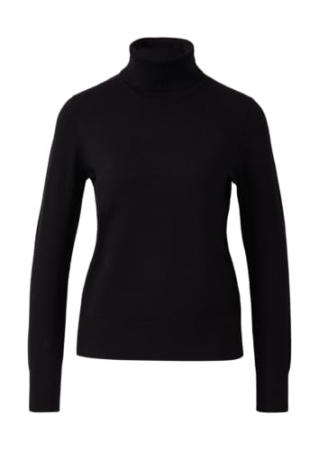 s.Oliver Rollkragenpullover aus Viskosemix schwarz 44 von s.Oliver