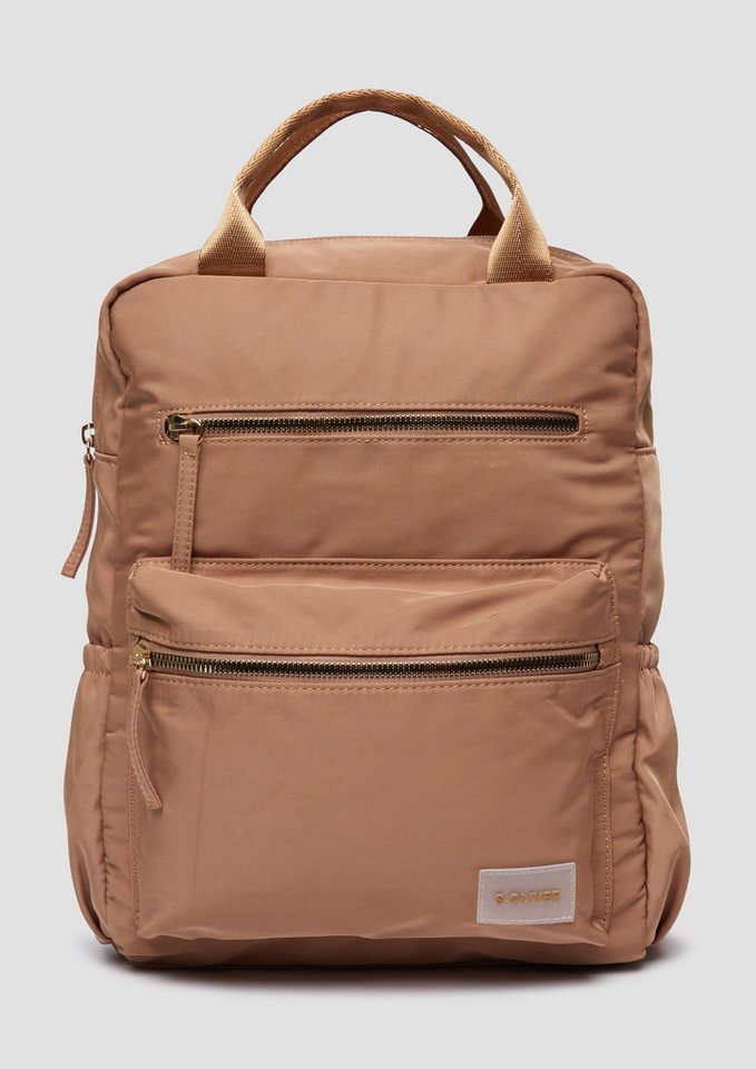 s.Oliver Rucksack Tasche, Rucksack mit Flaschenhalter, Fronttaschen und Innenfunktionen von s.Oliver