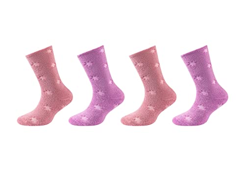 s.Oliver S20714000 - Junior hygge full terry star Socken 4 Paar, Größe 31/34, Farbe smoky grape von s.Oliver