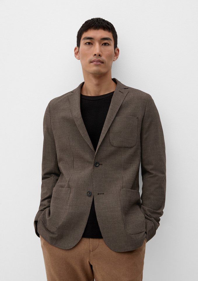 s.Oliver Sakko Indoor-Sakko Slim: Sakko aus Flanell von s.Oliver