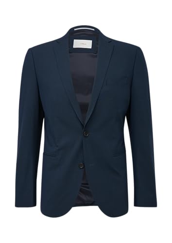 s.Oliver BLACK LABEL s.O Ultimate: Anzugsakko mit Hahnentritt-Muster Navy 48 von s.Oliver BLACK LABEL
