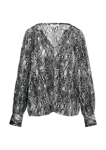 s.Oliver Satinbluse im Relaxed Fit dunkelgrau 42 von s.Oliver