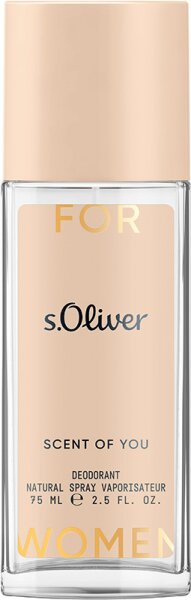 s.Oliver Scent of You for Women Deodorant Natural Spray 75 ml s.Oliver Scent of You for Women Deodorant Natural Spray 75 ml von s.Oliver