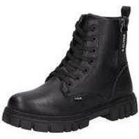 s.Oliver Schnür Boots Mädchen schwarz|schwarz von s.Oliver