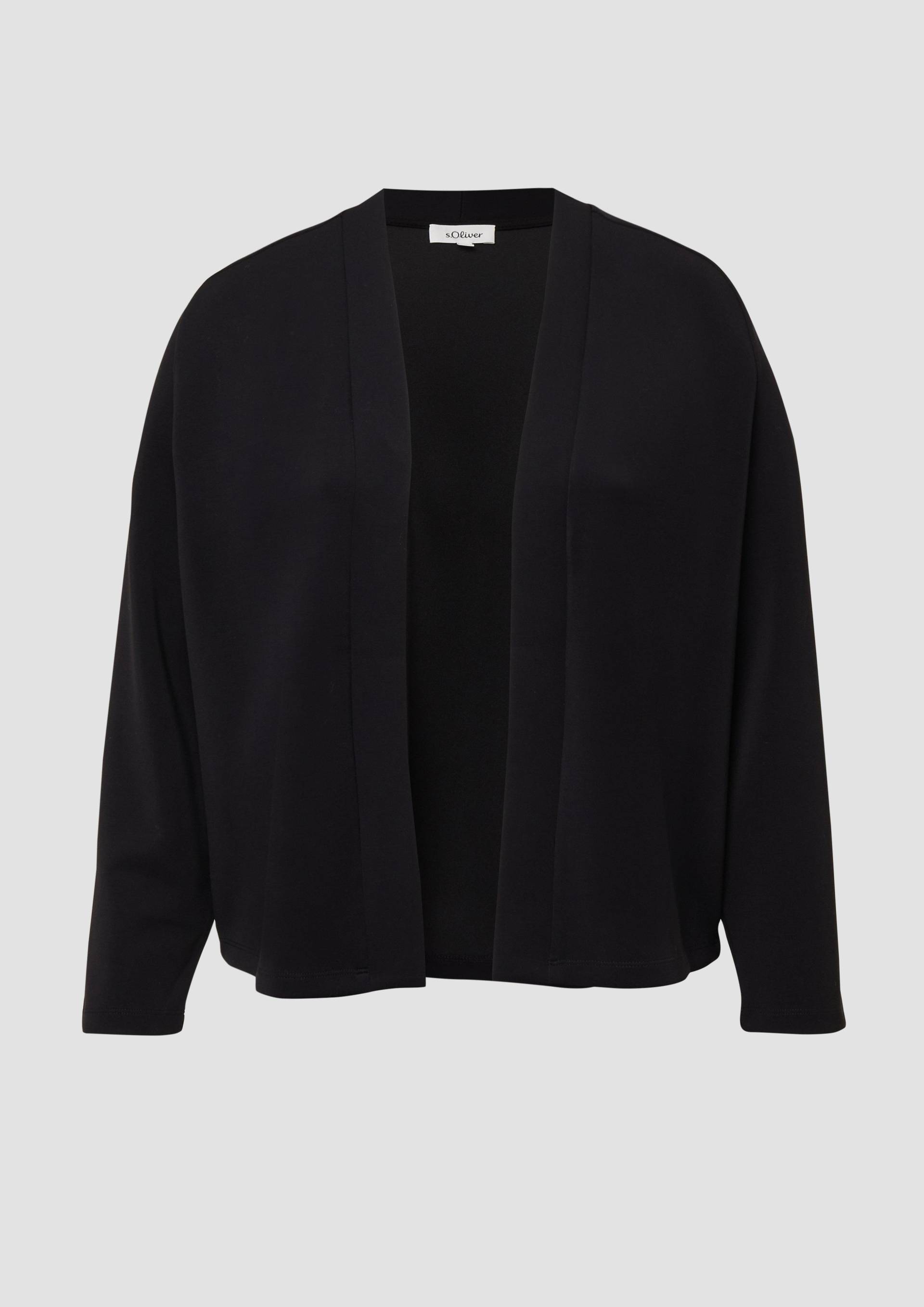 s.Oliver - Scuba-Jacke im Relaxed Fit, Damen, schwarz von s.Oliver