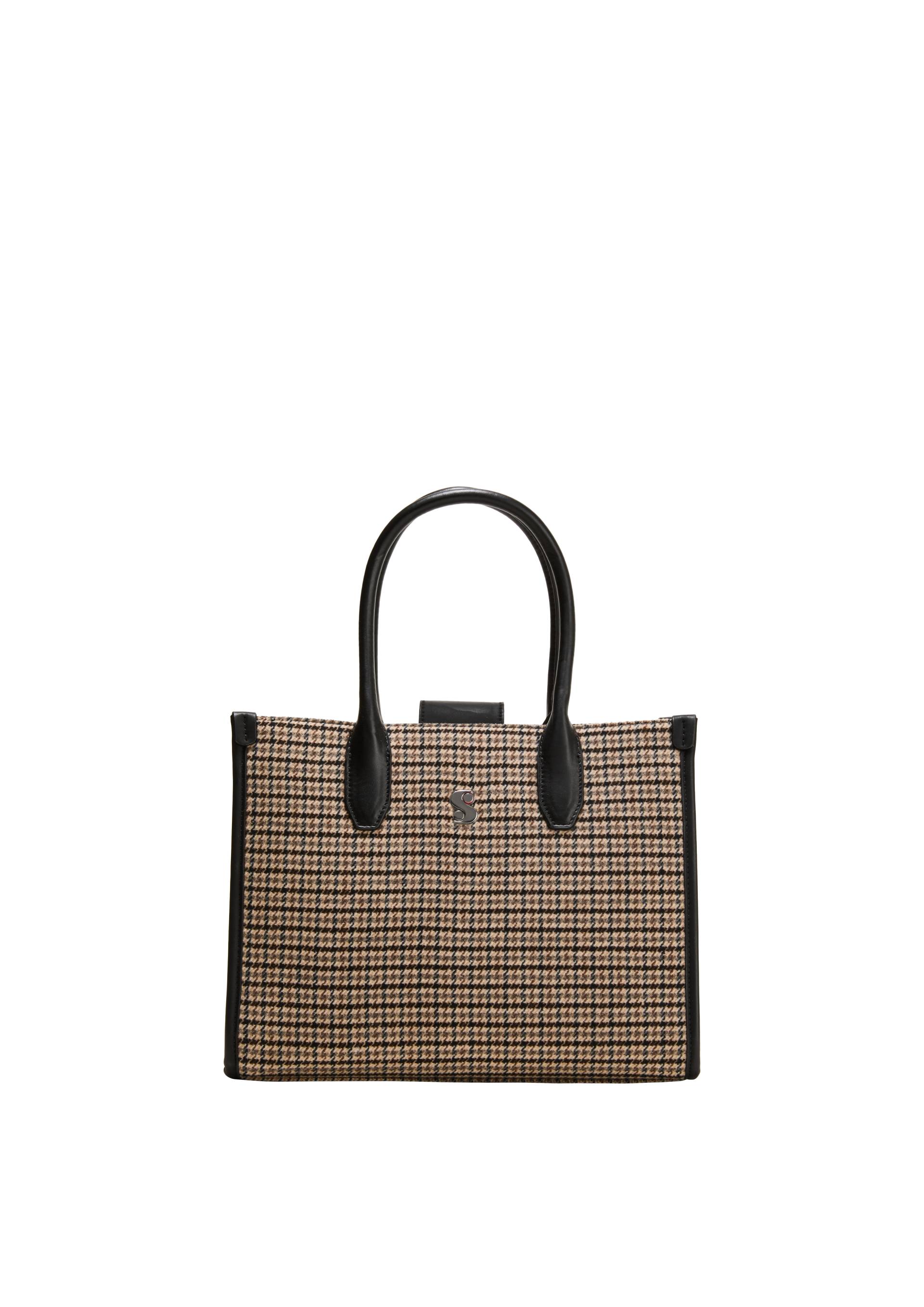 s.Oliver - Shopper aus Wollmix, Damen, schwarz von s.Oliver