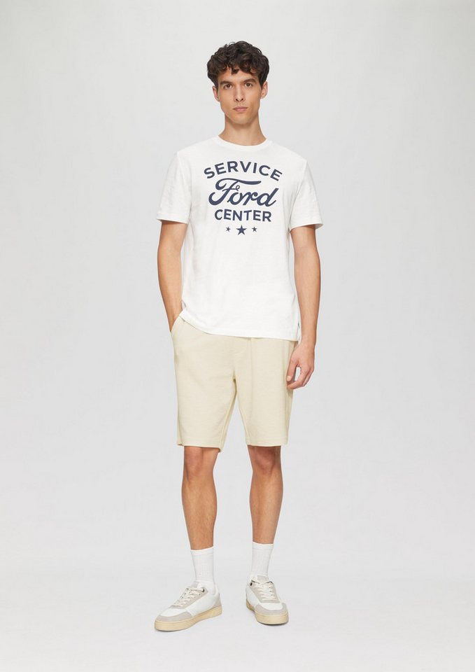 s.Oliver Shorts Bermuda DETROIT Detroit: Strukturierte Sweat-Bermuda im Relaxed Fit von s.Oliver