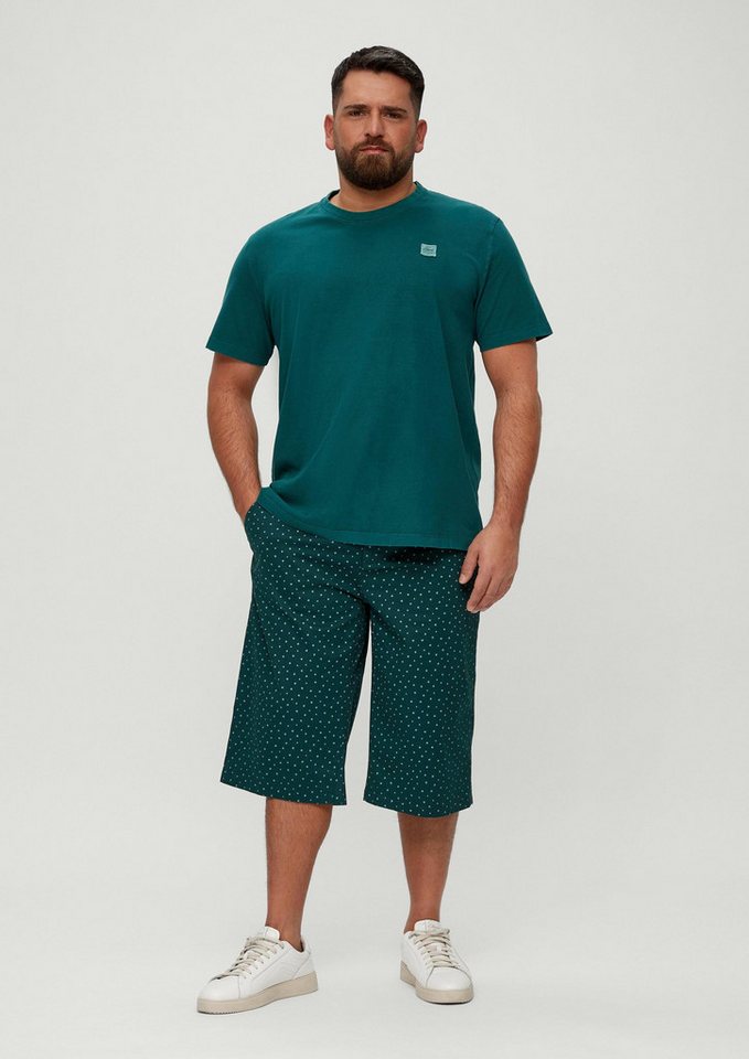s.Oliver Shorts Hose DETROIT Slim: Bermuda mit Allover-Print von s.Oliver