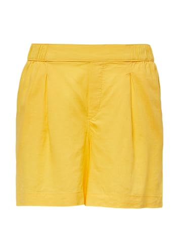 s.Oliver Shorts aus Leinenmix mit Eingrifftaschen Zitrone 36 von s.Oliver
