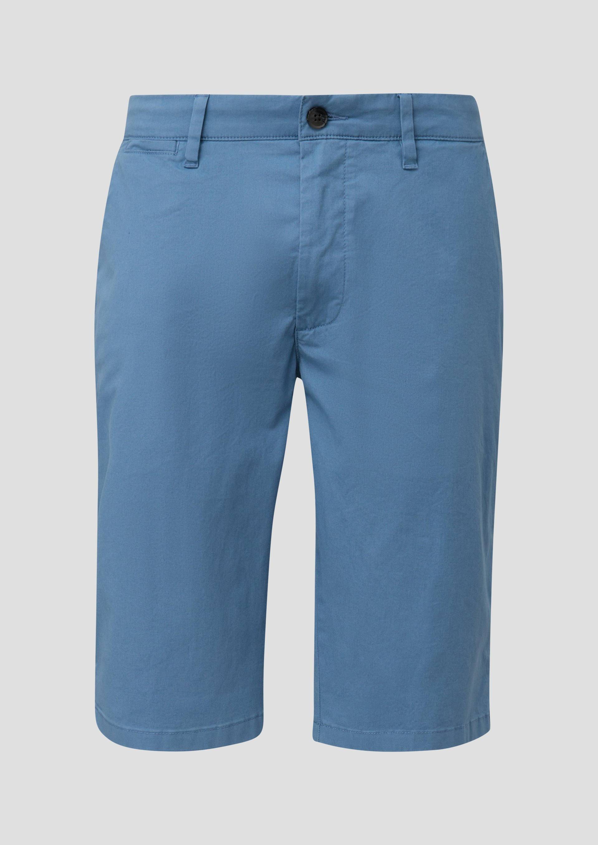 s.Oliver - Regular Fit: Bermuda aus Baumwollstretch, Herren, blau von s.Oliver