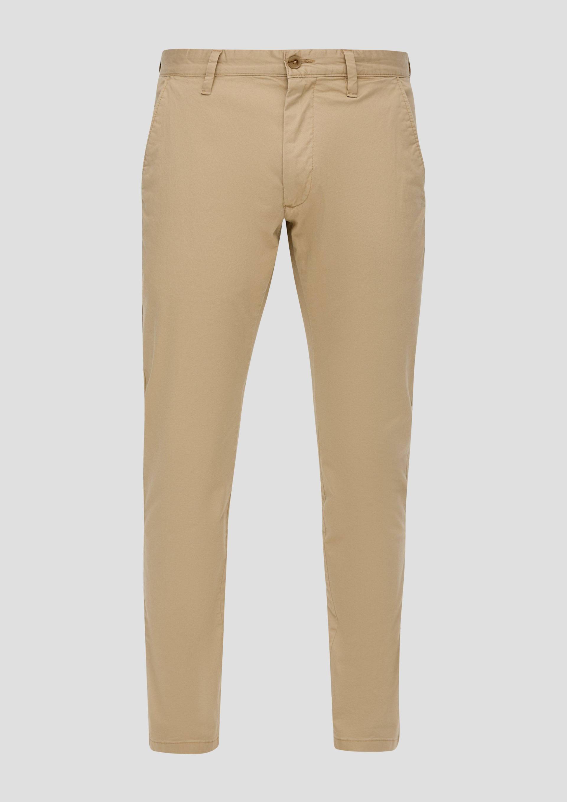 s.Oliver - Slim Fit: Chino aus Baumwolltwill, Herren, Beige von s.Oliver