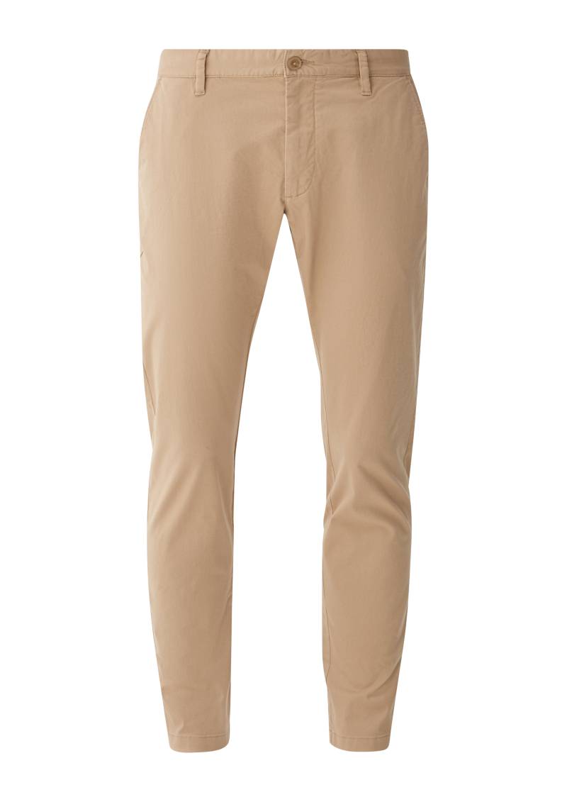 s.Oliver - Austin: Slim Fit-Chino aus Baumwolltwill, Herren, braun von s.Oliver