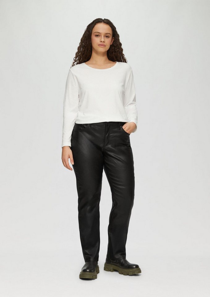 s.Oliver Slim-fit-Jeans Jeans-Hose Jeans / Slim Fit / Mid Rise / Slim Leg / mit Coating von s.Oliver