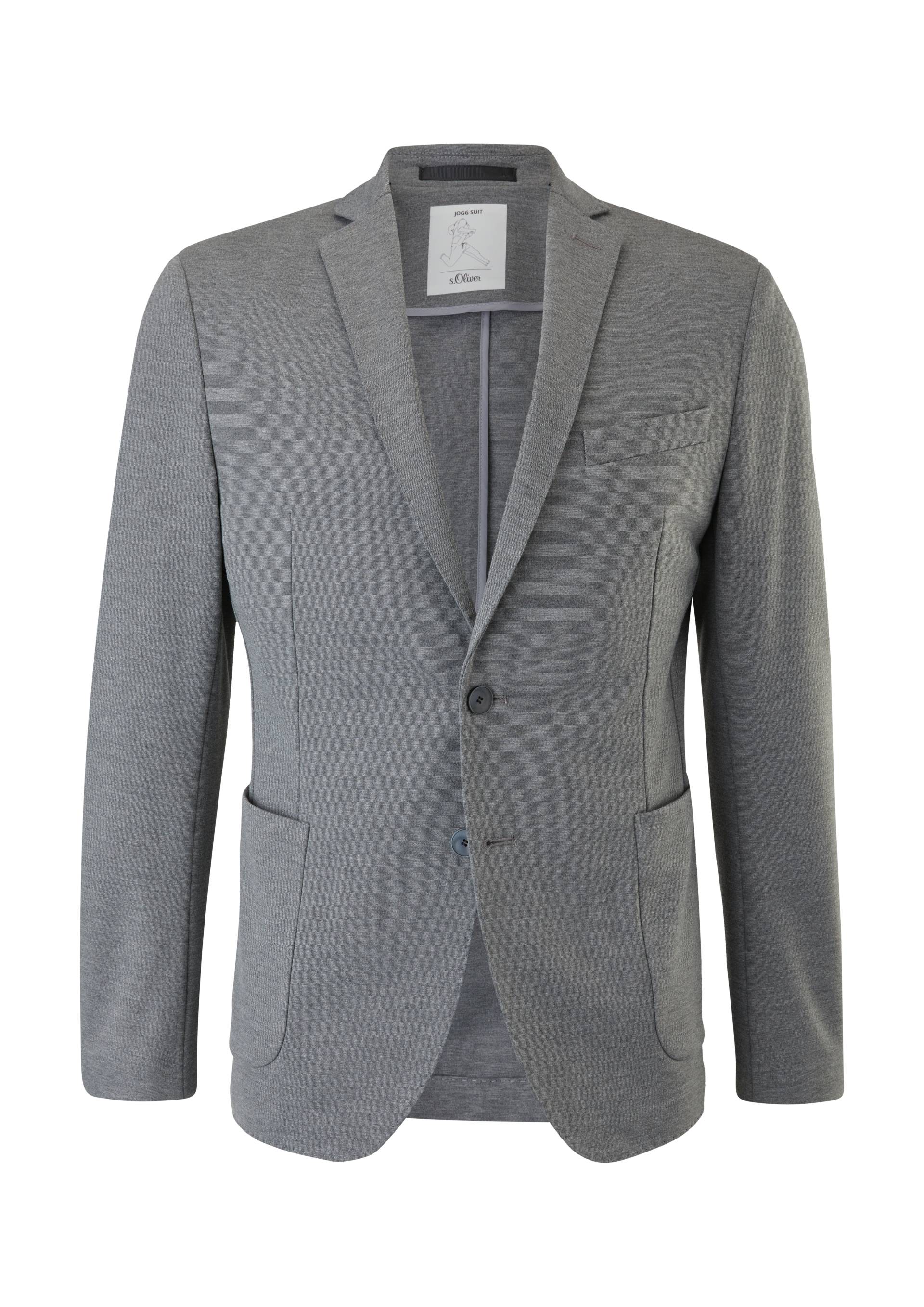 s.Oliver - Slim: Jogg Suit-Sakko, Herren, grau s.Oliver - Slim: Jogg Suit-Sakko, Herren, grau von s.Oliver