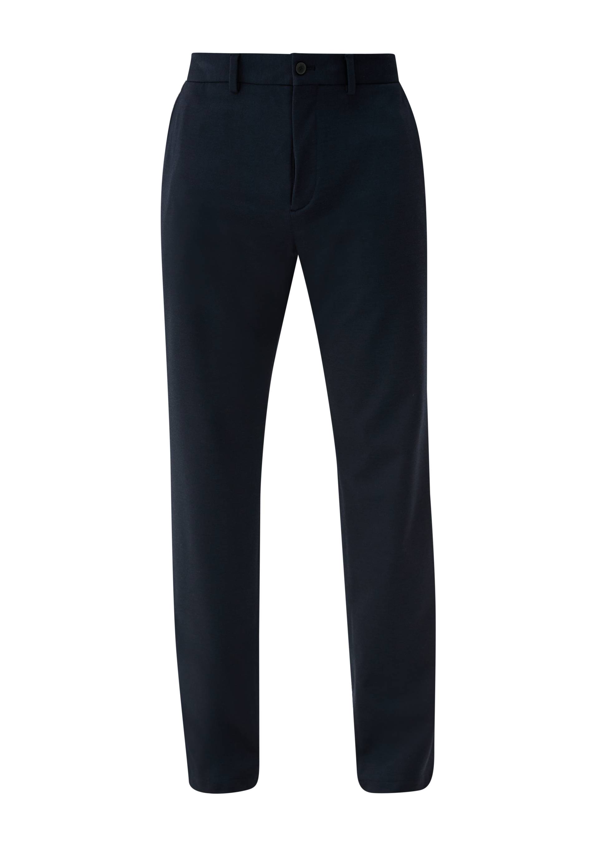 s.Oliver - Slim: Joggsuit-Hose aus Stretch-Jersey, Herren, blau von s.Oliver