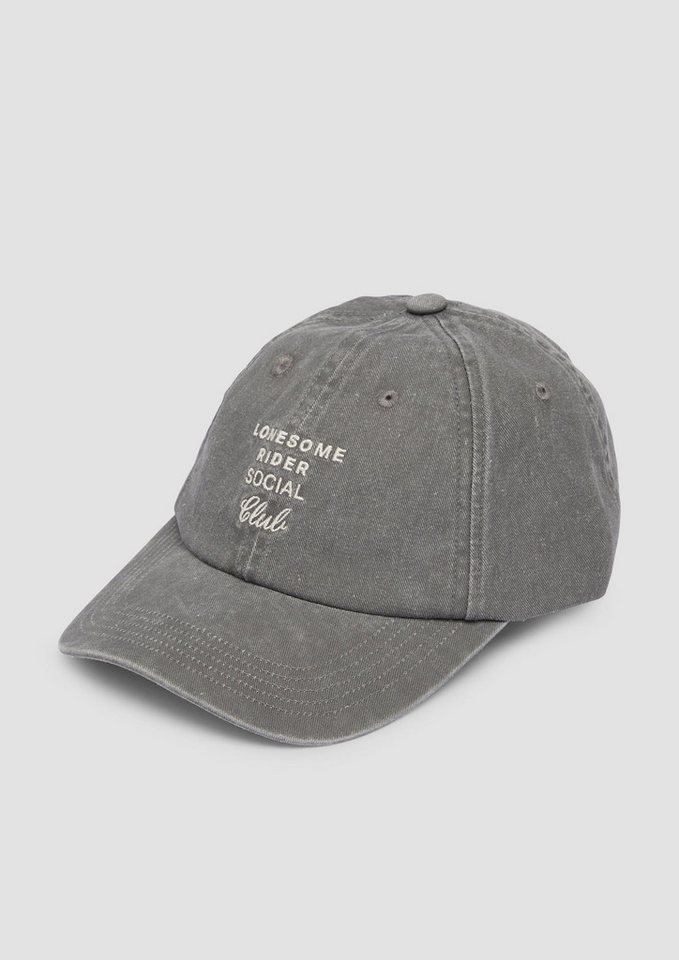 s.Oliver Snapback Cap Kappe Kappe mit Stickerei und Garment Dye (1-St) von s.Oliver