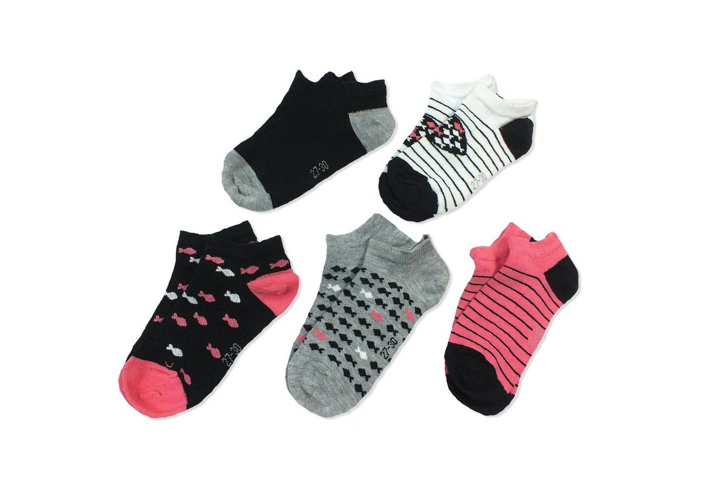 s.Oliver Sneakersocken S24138 (Packung, 5-Paar, 5 Paar) Kinder Sneaker-Socken, Sneakersocken, Jungen & Mädchen, Kindersocken von s.Oliver