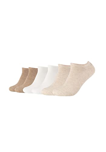 s.Oliver Unisex Sneakersocken 6er Pack 43/46 nature melange von s.Oliver